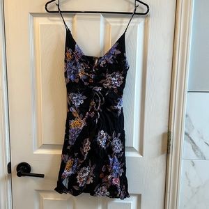 Free people floral black dress